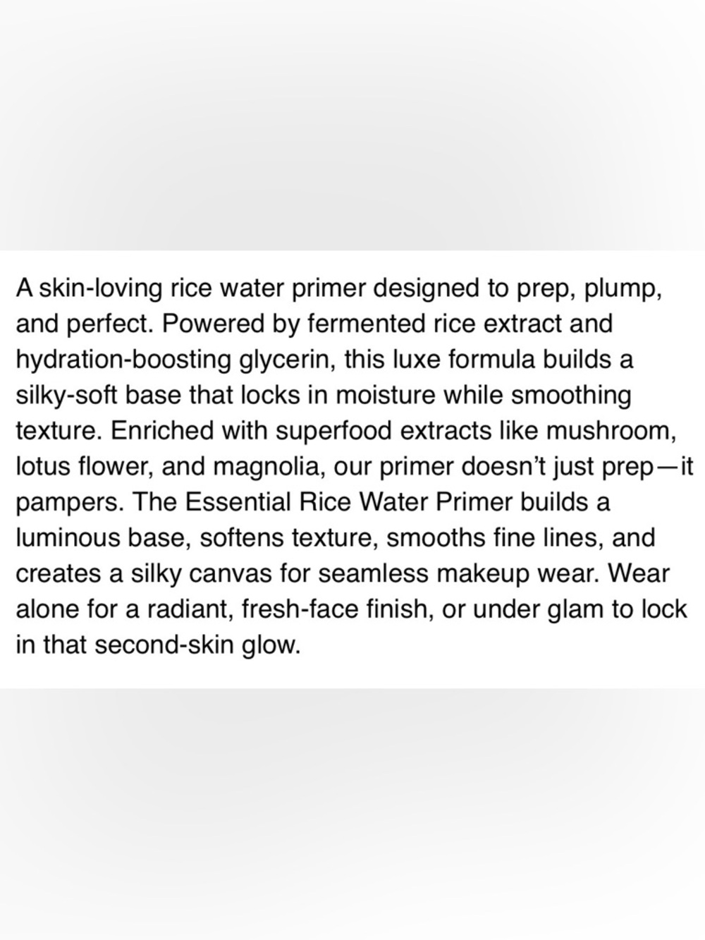 BISHA Essential Rice Water Makeup Primer - Picture 6 of 7
